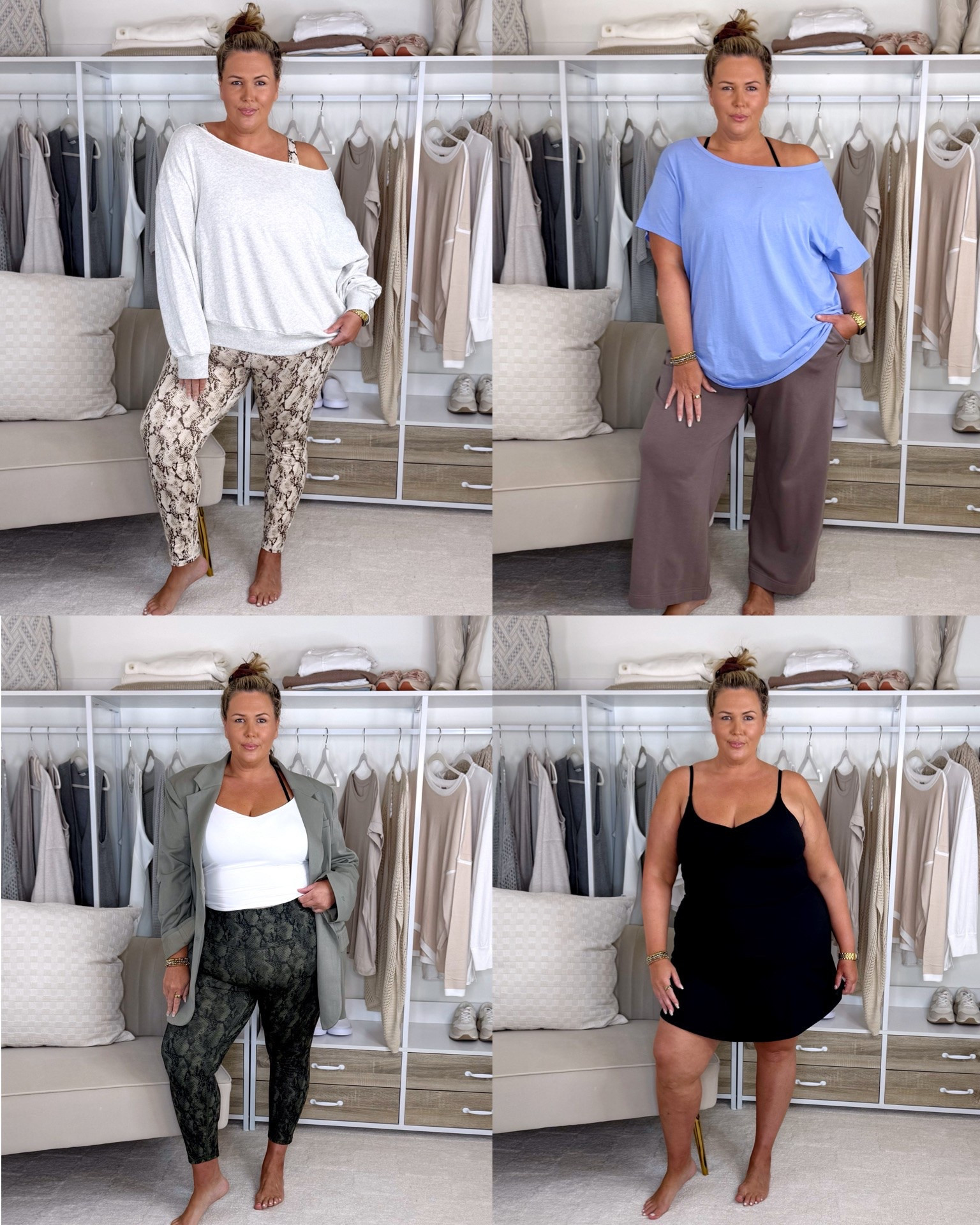 Fabletics try on haul! Wearing a 2X in everything. Plus size, outfit inspo, casual outfit, apron belly, mom life

#LTKPlusSize #LTKSeasonal #LTKMidsize