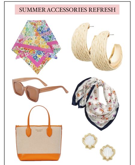 Summer accessories refresh 💖

Scarf. Floral. Summer. Earring. Rattan. Raffia. Sunglasses. Tote. Seashell earrings. Hoop. 



#LTKStyleTip #LTKFindsUnder100 #LTKTravel