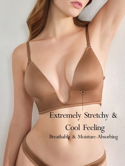 Ocili Reggiseno quotidiano semplice di colore tinta unita per donne | SHEIN ITALIA | SHEIN