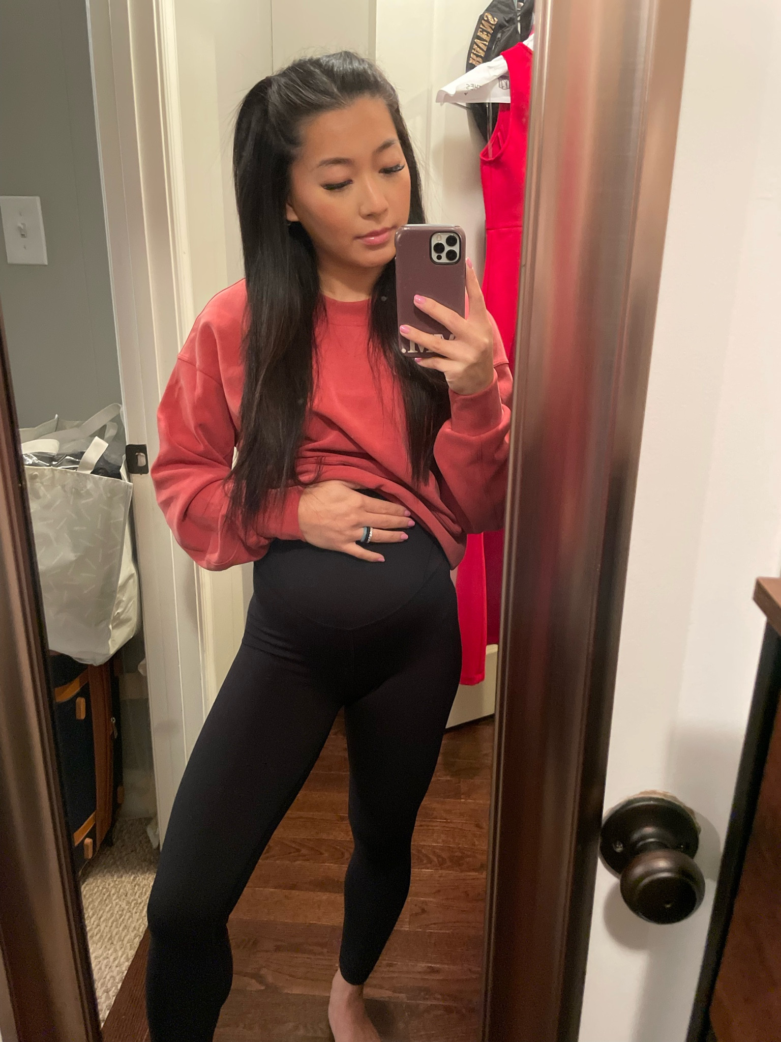 Lululemon softstreme crop crew size 2

Lululemon align bodysuit size 4 with room in legs and room for bump
 
On cloud- TTS size 5.5

#LTKstyletip #LTKbump #LTKFind