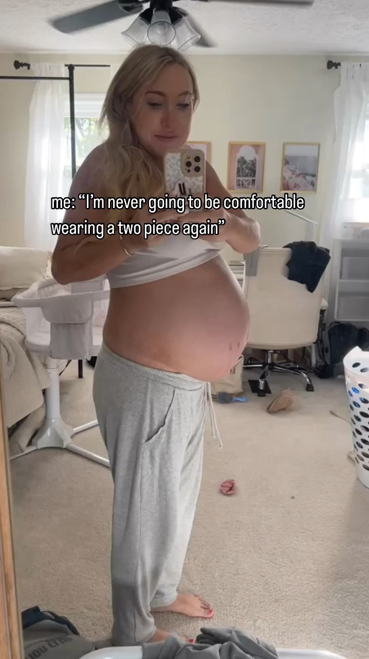 Okay, the first step is figuring out what makes YOU feel good.  I finally decided I wasn’t going to worry about hiding my scars, stretch marks, or loose skin. Instead I would focus on finding styles that made me happy - patterns, little details, colors I like. This was a huge relief to shop for things I actually love instead of what I thought would make my body look the smallest. These are some styles that I feel comfortable in for chasing my kids around, but am also excited to wear. 

What you like is personal to what makes your body feel good but in case you want to try these styles I’ve linked them (&similar styles if no longer available). 

👙: @aerie 
🍋: @amazonfashion 
🧿: @amazonfashion 
🖤: @amazonfashion 

All linked via @shop.ltk as well (crohnicallyblonde) or I can send you links directly 