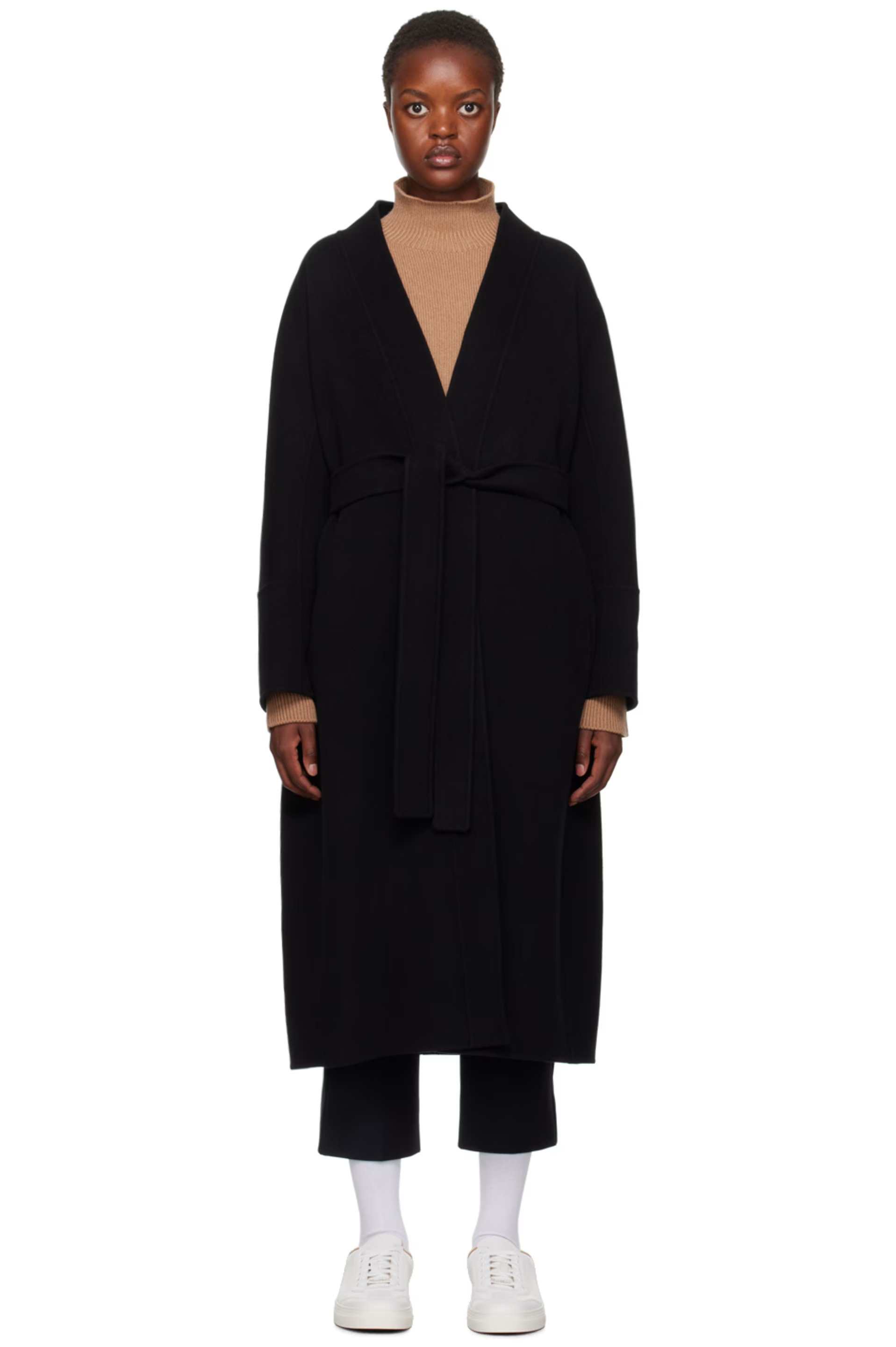 S Max Mara - Black Calla Coat | SSENSE