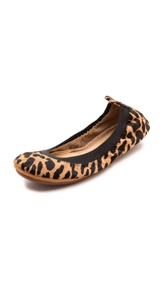 Yosi Samra Samara Leopard Haircalf Flats - Natural Wildcat | Shopbop