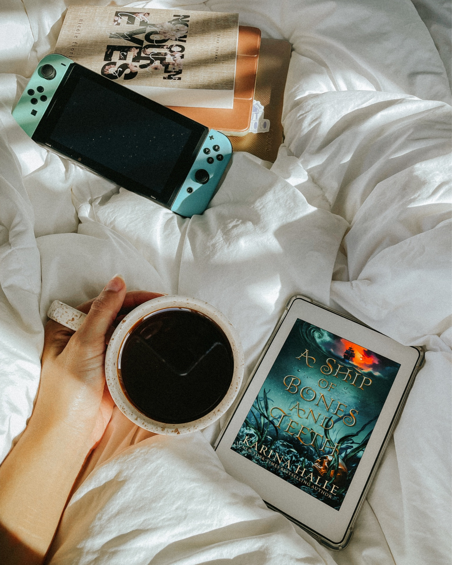 Just getting to spend time in bed reading and playing cozy games.

#LTKFind #LTKunder50 #LTKunder100