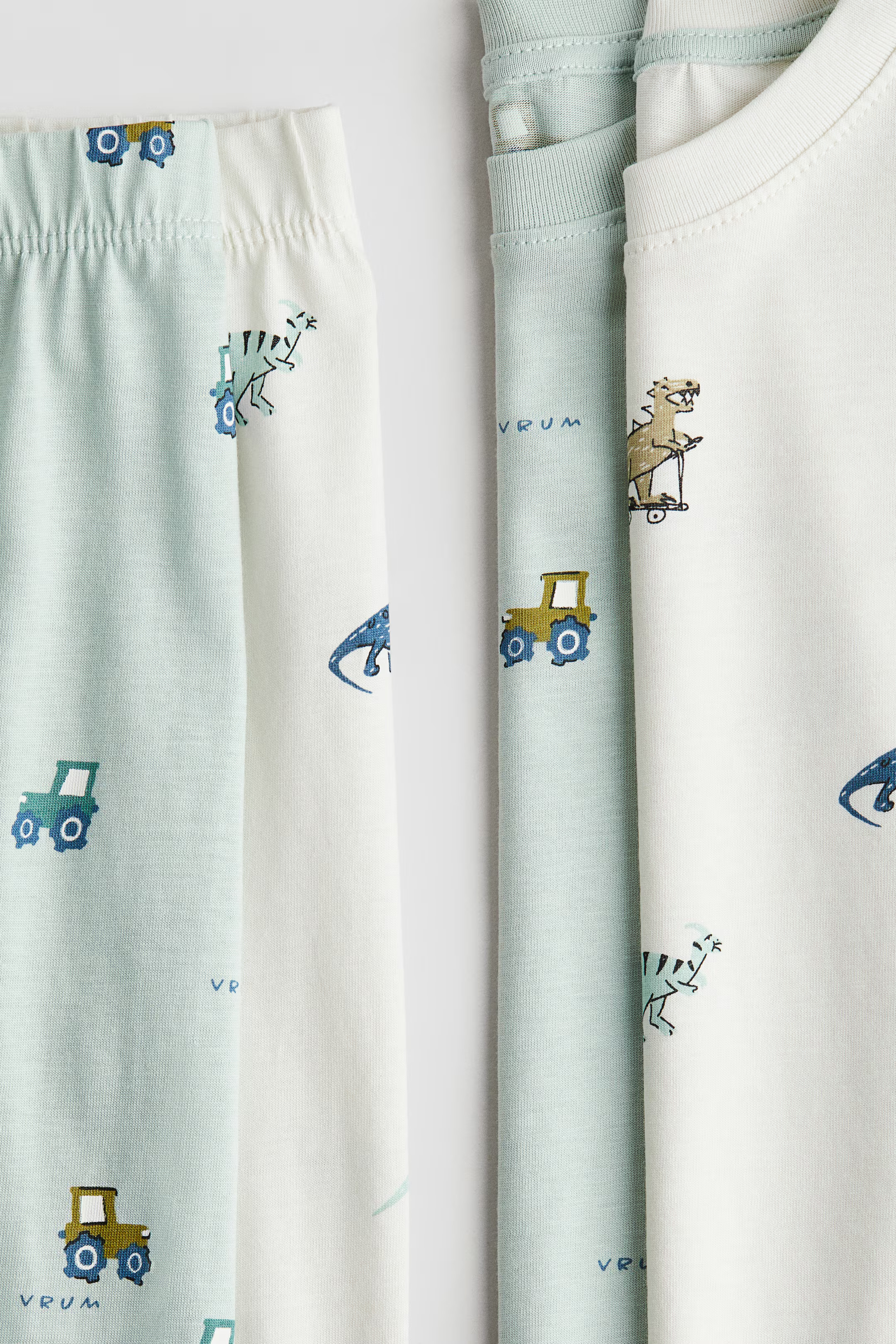2-pack printed cotton pyjamas | H&M (UK, MY, IN, SG, PH, TW, HK)