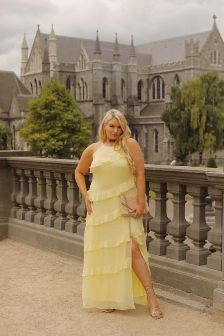 Summer in a dress 💛🍋 a perfect wedding guest outfit under €60 too 🥰

#summerstyle #weddingguest #curvefashion 

#LTKwedding #LTKeurope #LTKcurves