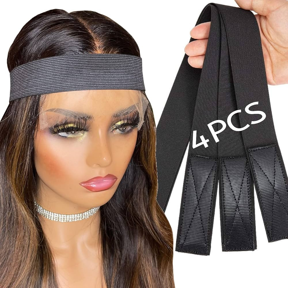 Elastic Band for Lace Frontal Melt, 4 PCS Lace Melting Band for Lace Wigs, Wig Elastic Band for M... | Amazon (CA)