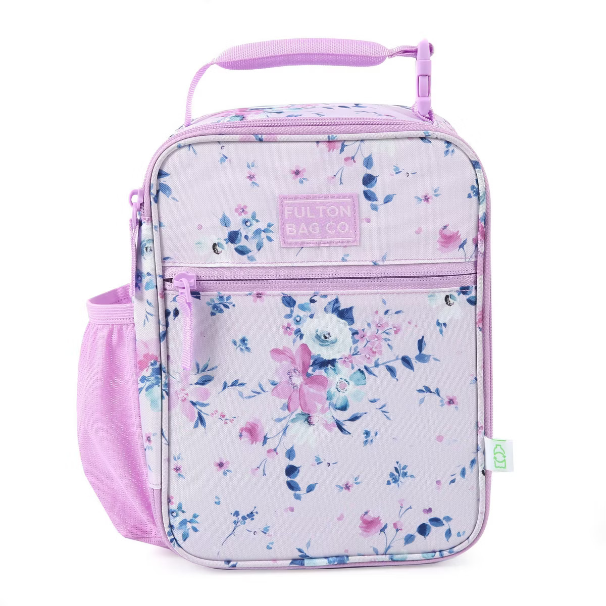 Fulton Bag Co. Upright Lunch Bag - Black: BPA-Free, Solid Pattern, Zipper Closure | Target