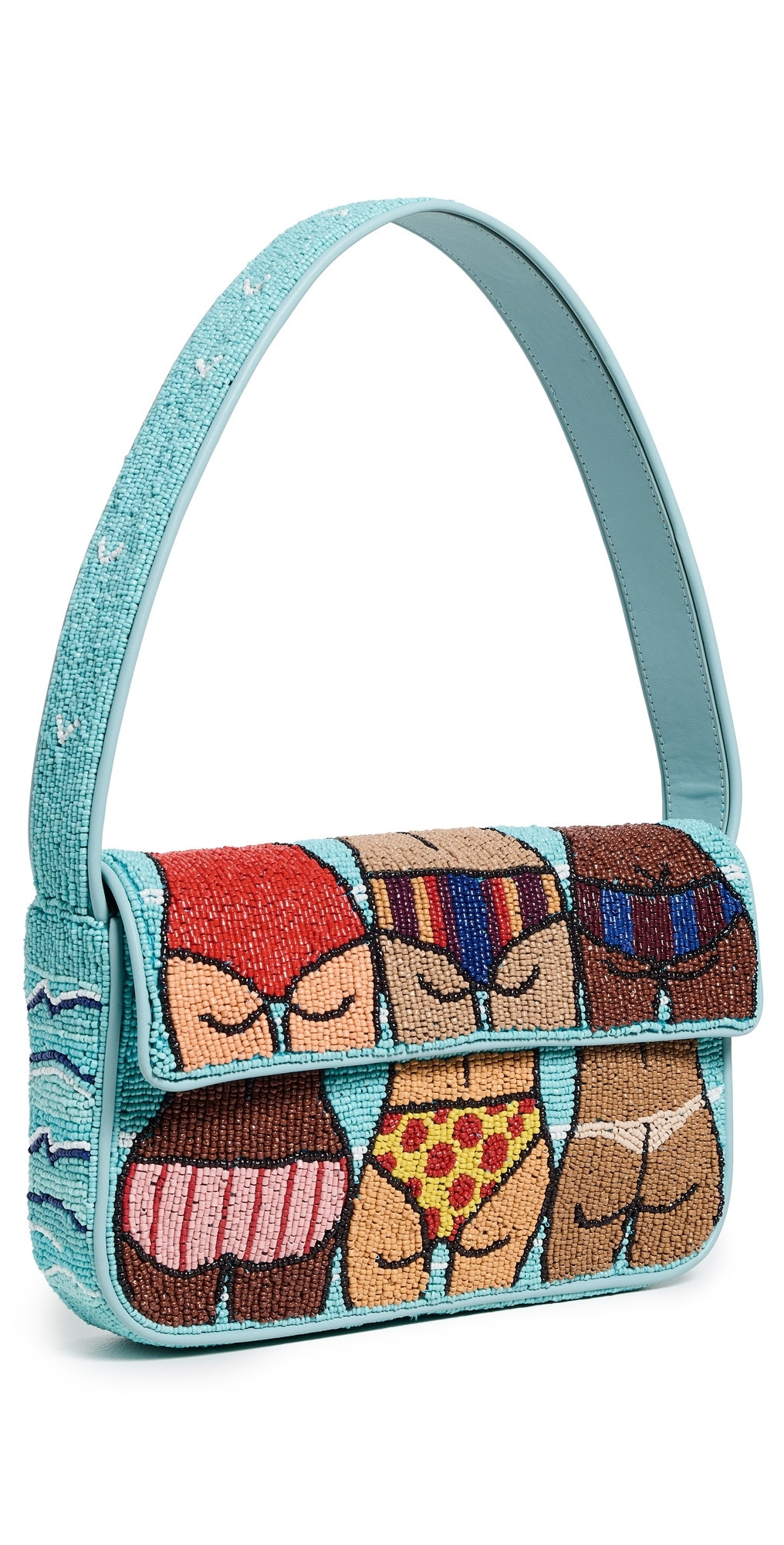 STAUD Tommy Beaded Bag Beach Bums One Size | Shopbop