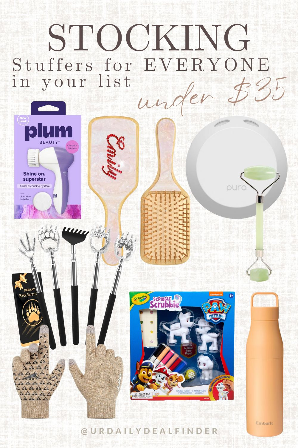 Stocking Stuffers for the Whole Fam. Holiday Stocking Fillers for Everyone. Best Stocking Fillers for the Family. Stocking Stuffer Ideas for All Ages. Must-Have Stocking Stuffer Gifts. Last-Minute Stocking Stuffers for All Ages.Fun and Practical Stocking Stuffers. Home more affordable option find copy cat similar look for less budget friendly affordable cheap cheaper beautiful pretty. Clearance sale coupon code discount code promo code luxury lookalike look a like Inspo inspiration inspired by idea ideas Love like these? I share multiple every day in my FB group. #stockingstuffers #familygifts #giftideasforall #christmasgifts #holidayseason #giftguide #lastminutegifts #giftideasforeveryone #perfectstockingstuffers 

 #LTKGiftGuide #LTKSeasonal #LTKFindsUnder50