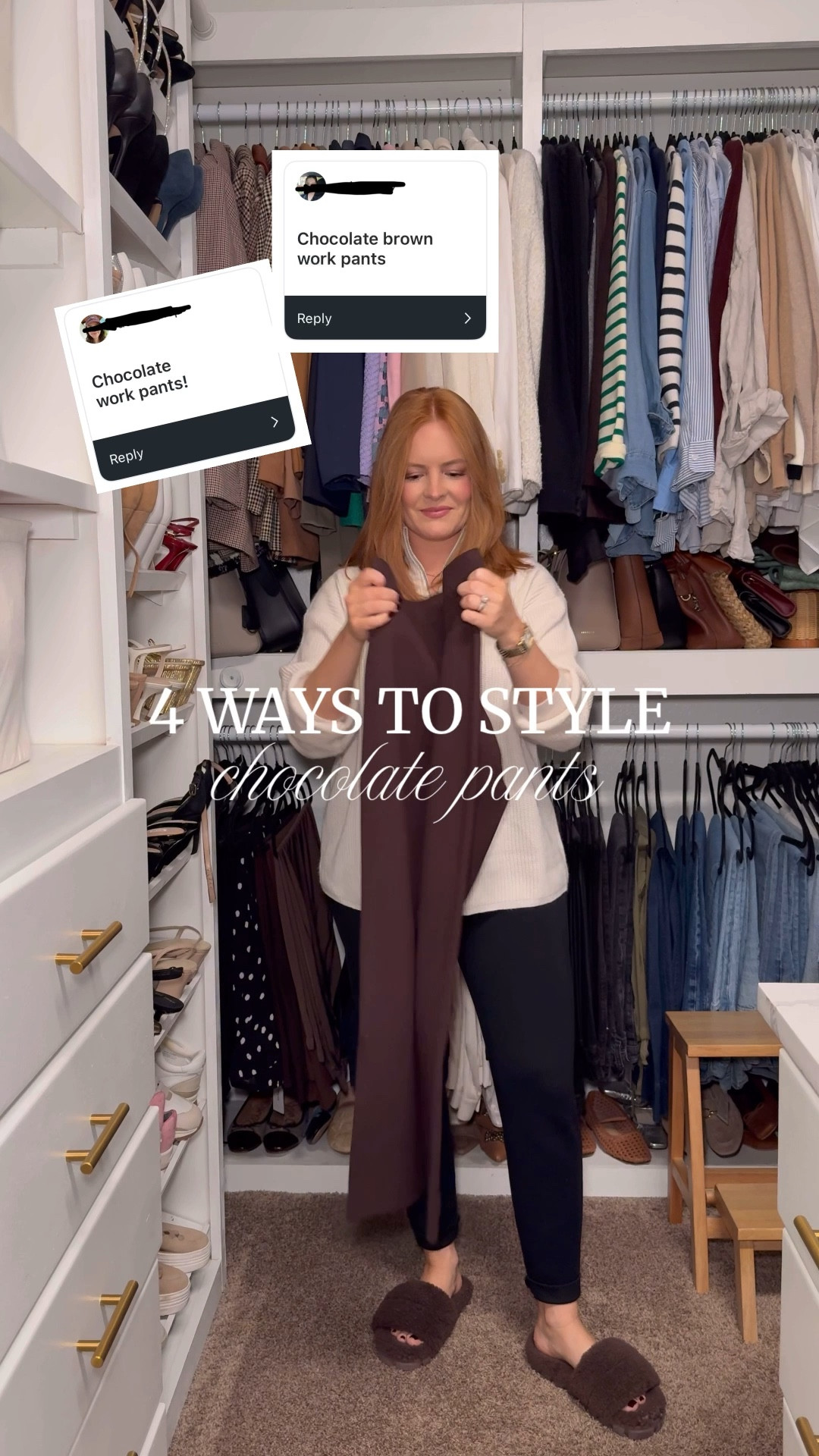 How to style a pair of chocolate brown work pants for fall🤎 

#LTKStyleTip #LTKFindsUnder100 #LTKWorkwear