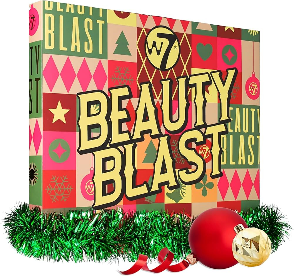 W7 Beauty Blast Advent Calendar 2024-24 Individually Boxed, Makeup & Cosmetic Surprises For Chris... | Amazon (US)