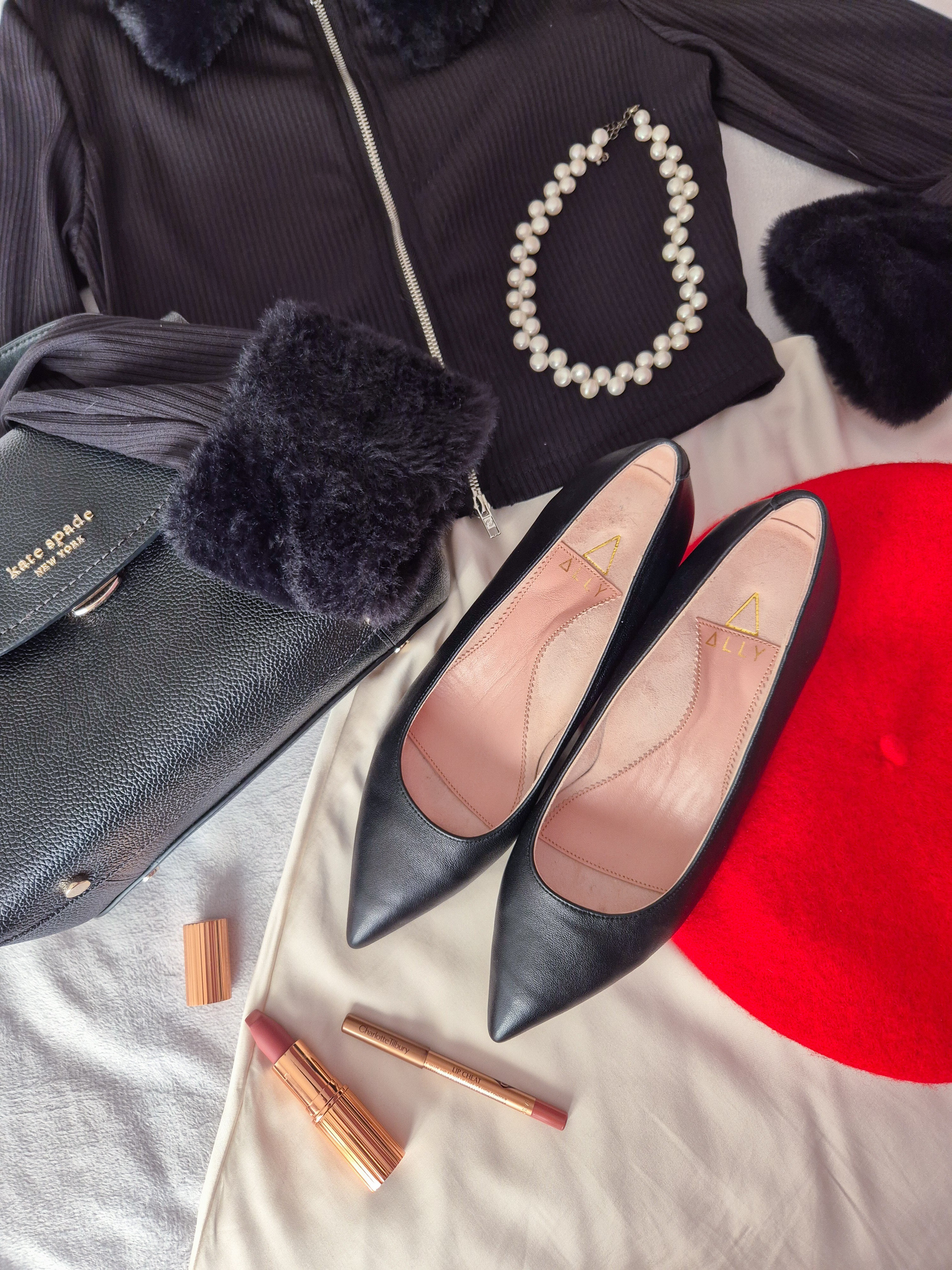 Best women products.Cruelty-free makeup, red beret and sustainable leather kitten heels in black.

#LTKPetite #LTKMidsize #LTKootd