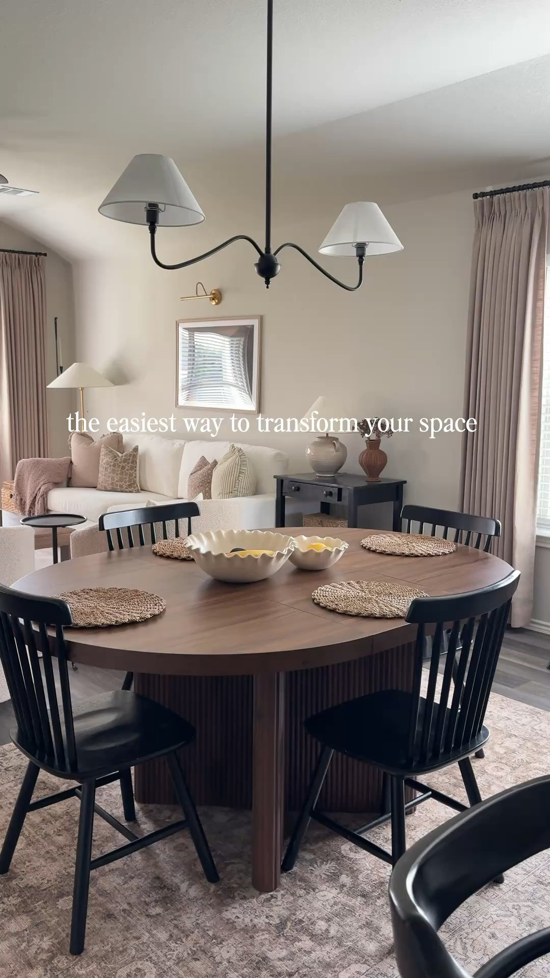 curtains are the easiest way to transform your space! these are the liz linen curtains in the color Grey Beige. I got the triple pleat, unlined, memory trained.

#LTKHome #LTKSeasonal #LTKmorningroutine