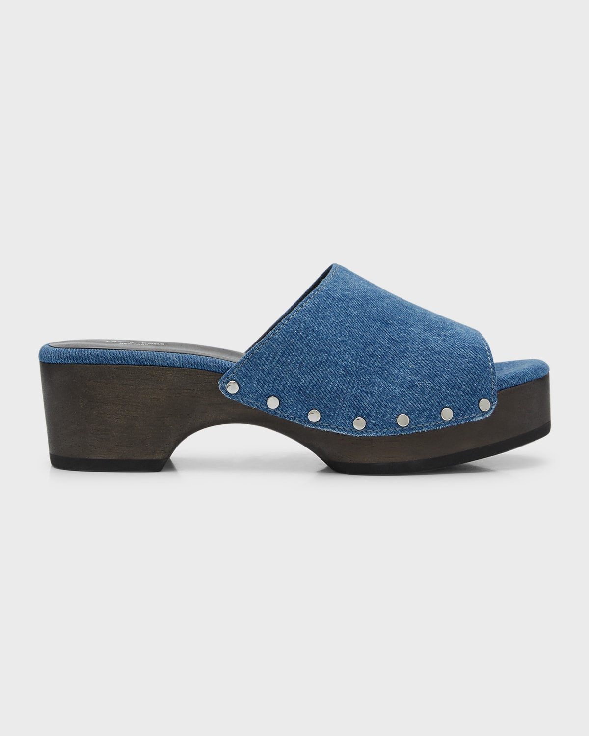 Mara Denim Platform Clogs | Neiman Marcus