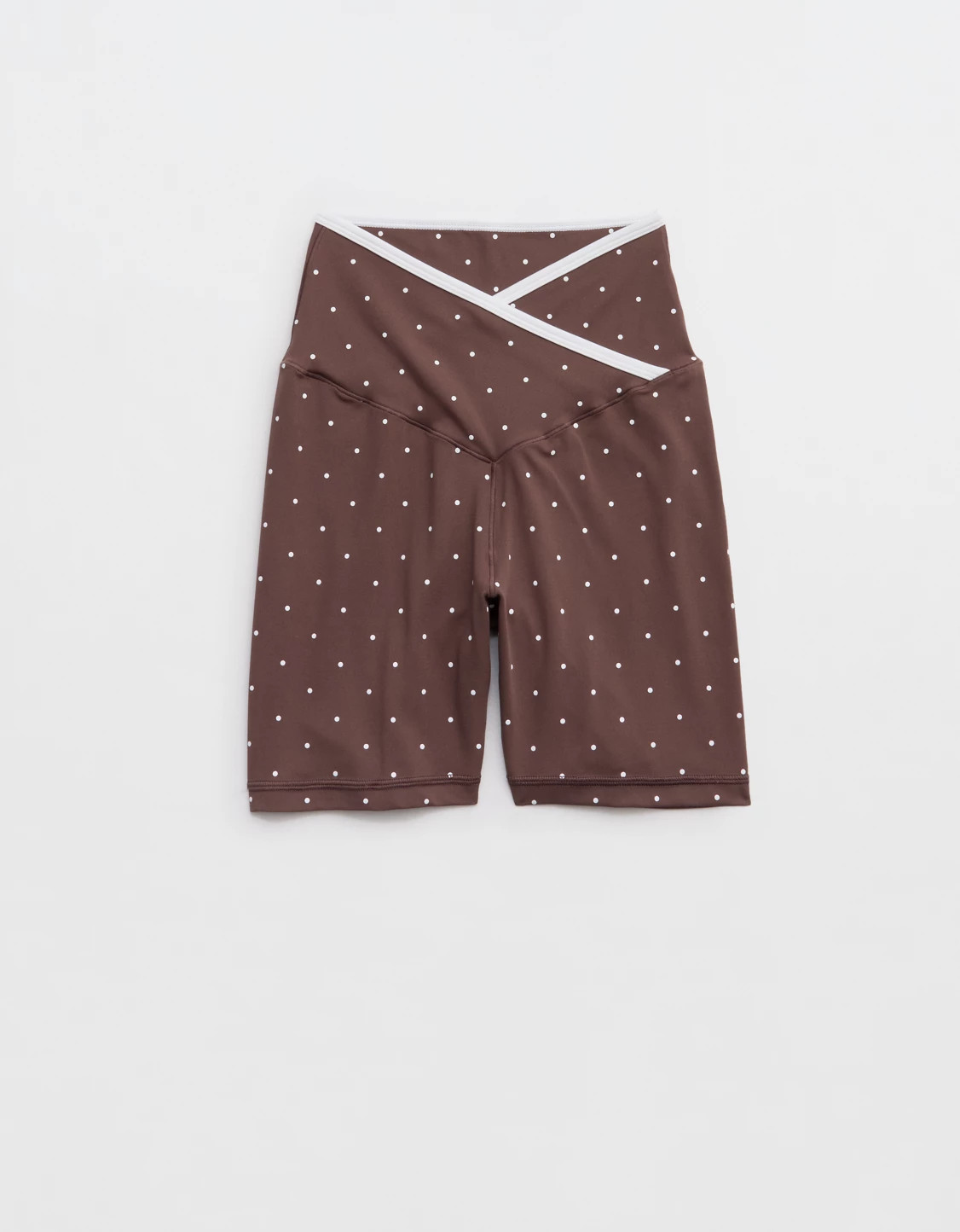 OFFLINE By Aerie Real Me Tipped Crossover High Waisted 5" Bike Short | Aerie