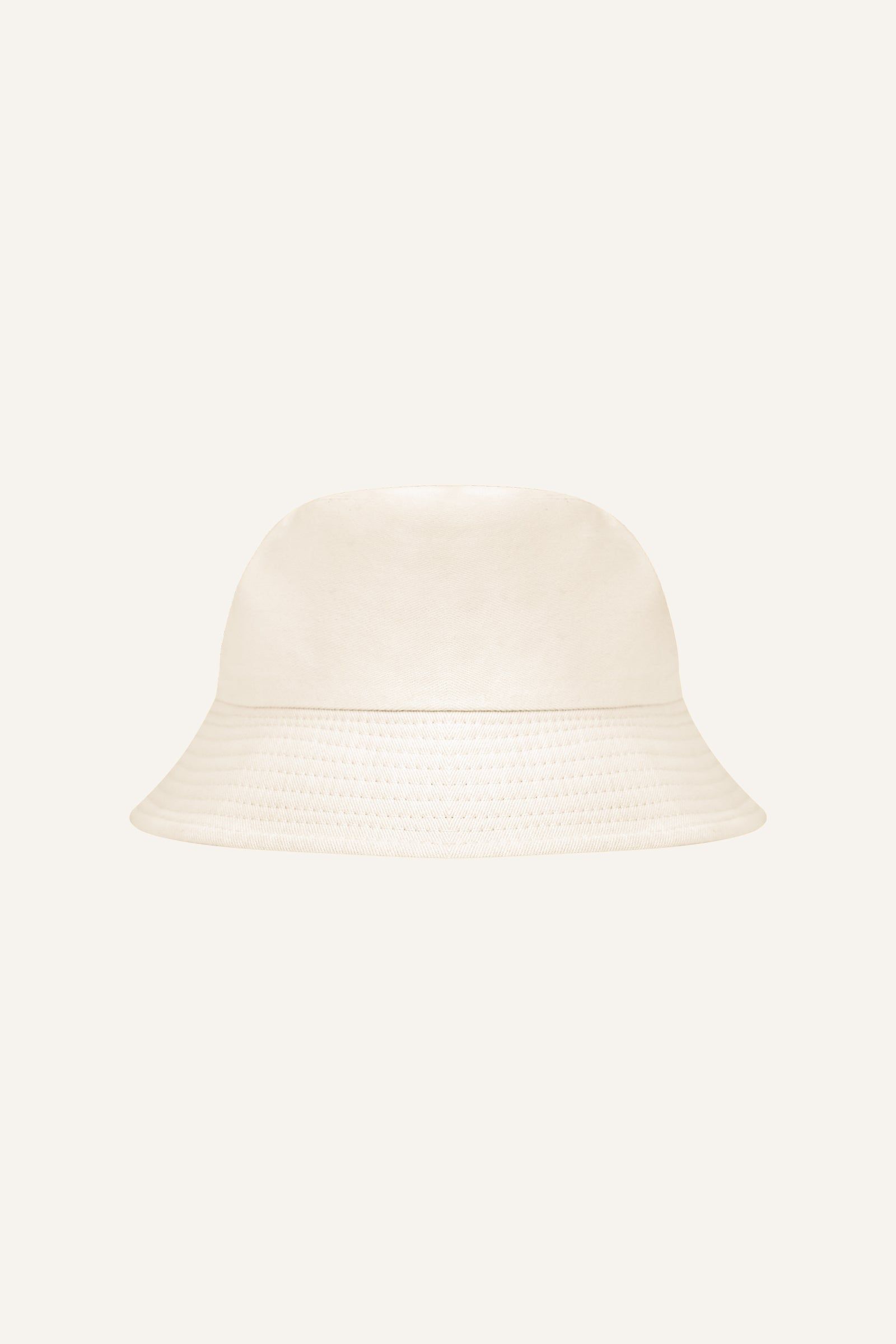 Old Lace Plain Cotton-Twill Buckle Hat | J.ING