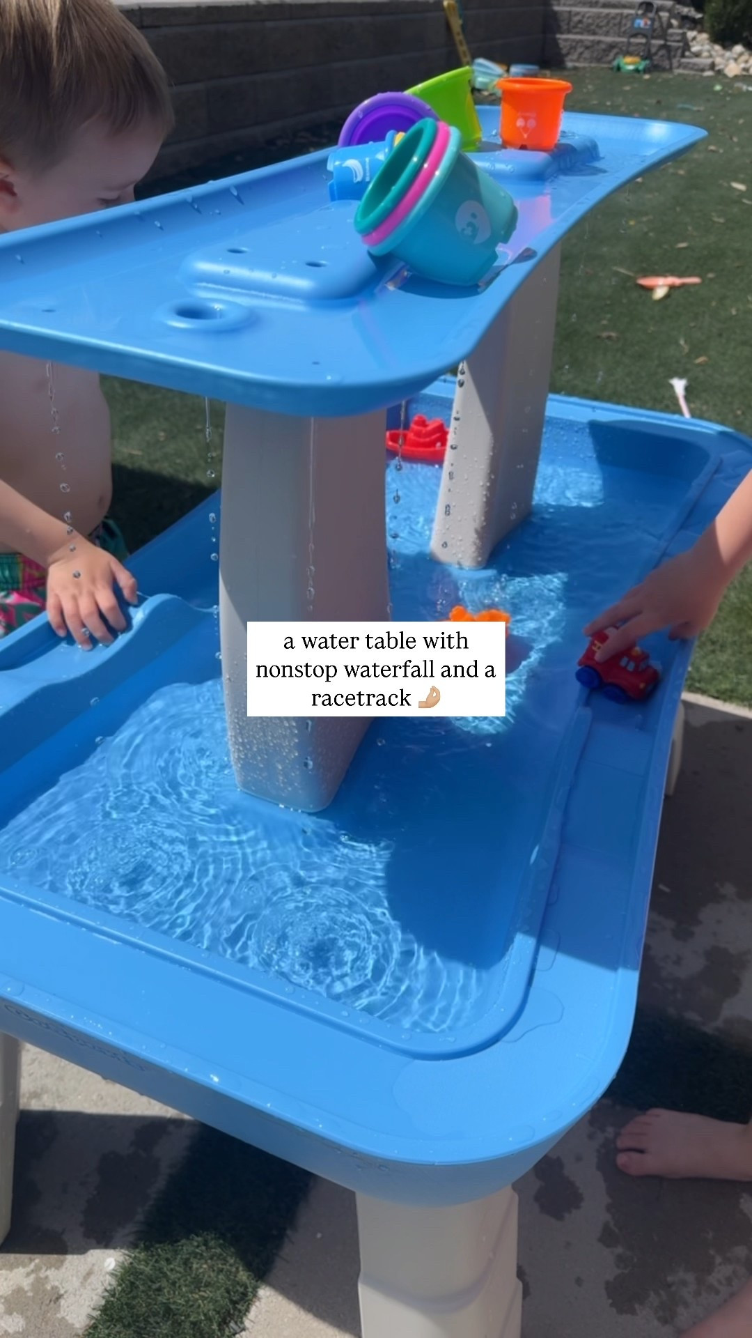 THE water table of the summer ☀️ #watertable #summertoys #waterfun #kidsactivities #giftsforkids #birthdaygiftforkids #giftideaforkids #summertime #summer #racetrack #amazon #water 

#LTKGiftGuide #LTKKids #LTKSeasonal