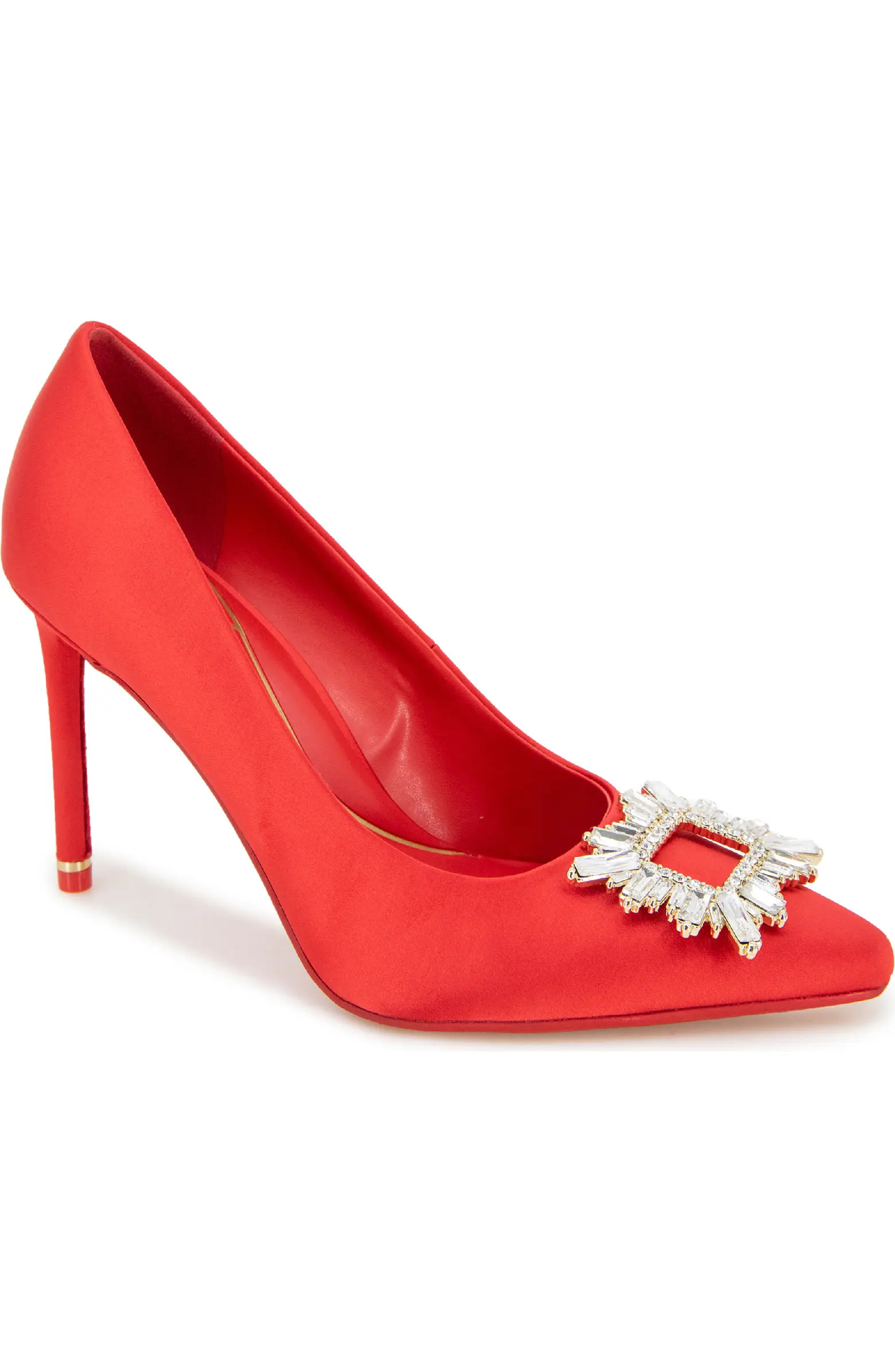 Kenneth Cole Quinnly Jewel Pointed Toe Pump (Women) | Nordstromrack | Nordstrom Rack