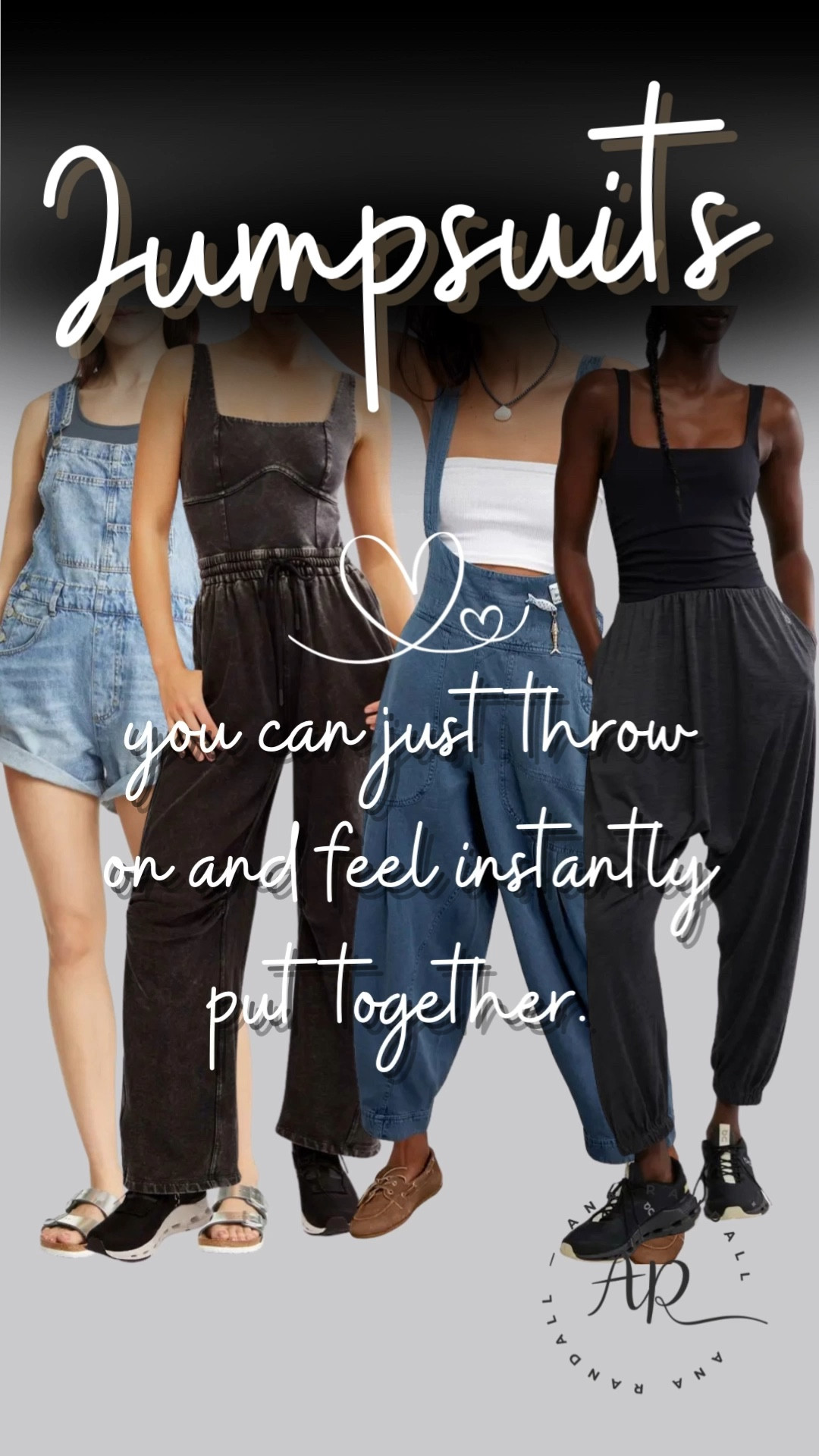 These are the jumpsuits I keep reaching for because you can literally throw them on and instantly feel put together 🤍 Comfortable, effortless, and perfect for busy days, travel, errands, or just everyday life.

From denim overalls to comfy drawstring styles and casual lounge jumpsuits, these are the pieces I wear on repeat and always get asked about.

Everything is linked in my LTK ✨

XOXO, 
Ana Randall💗

#LTKootd #LTKOver40 #LTKmomlife