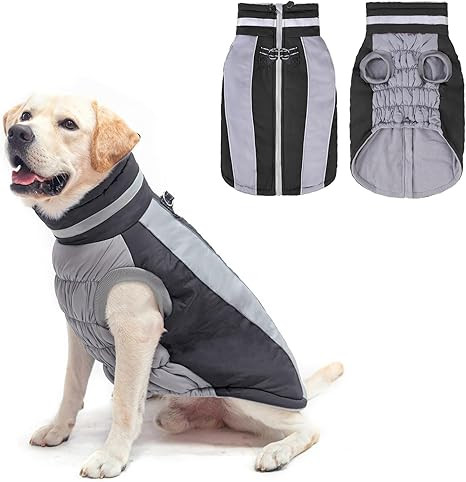 BEAUTYZOO Warm Dog Winter Coat with Harness, Waterproof Dog Jackets for Small Medium Large Dogs,W... | Amazon (US)