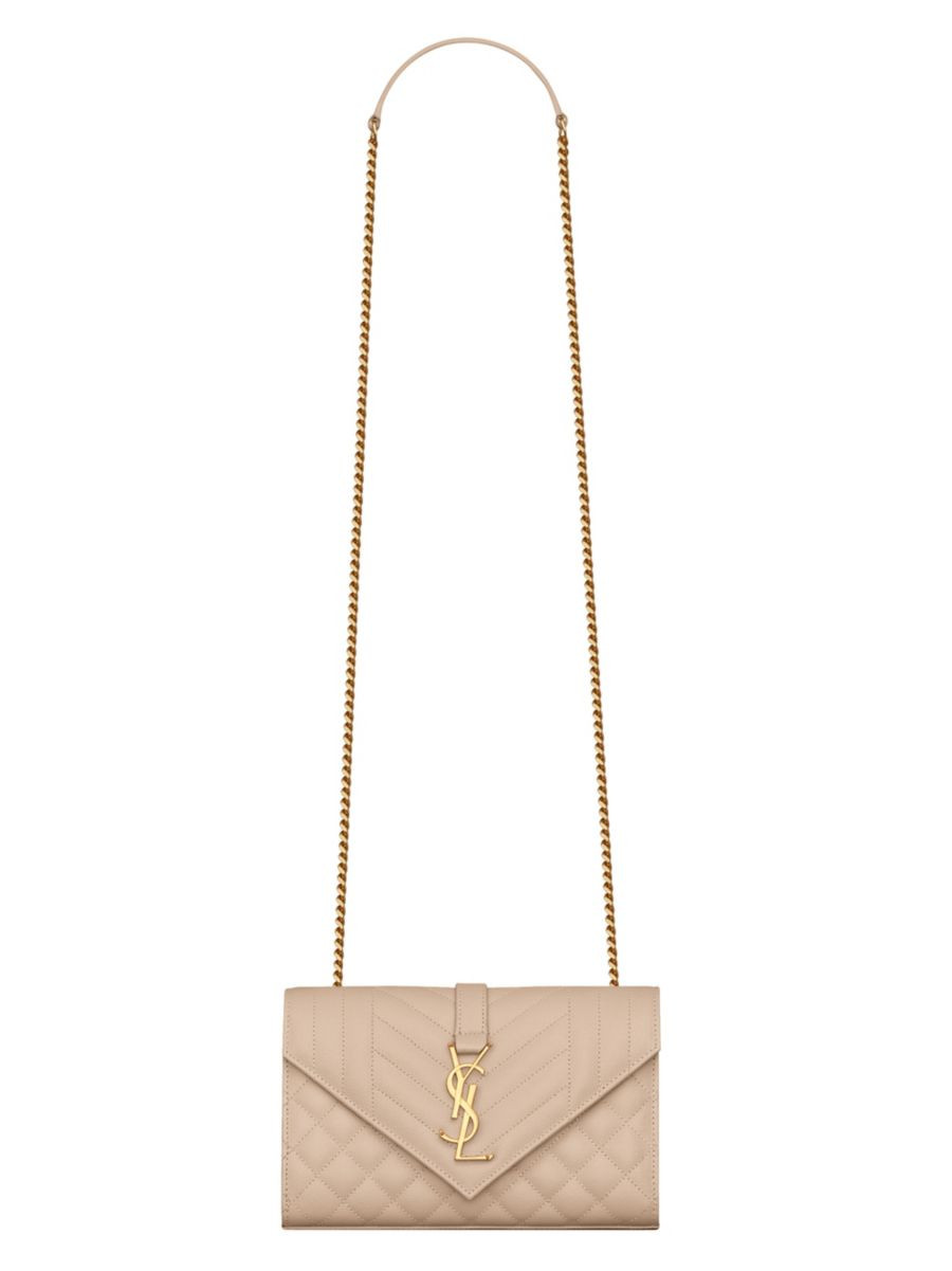Envelope Small Bag in Mix Matelasse Grain De Poudre Embossed Leather | Saks Fifth Avenue