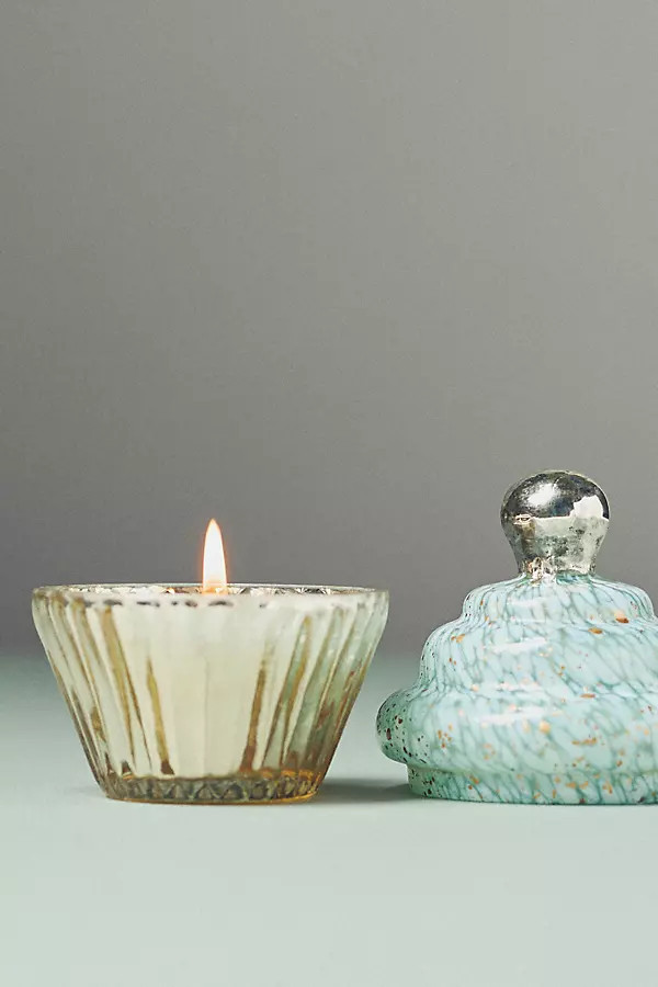 Cupcake Gourmand Cashmere & Coconut Glass Candle | Anthropologie (US)