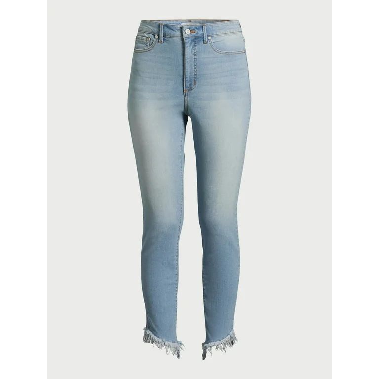 Sofia Jeans Women's Rosa Curvy Skinny High Rise Cha Cha Ankle Jeans, 27" Inseam, Sizes 0-20 | Walmart (US)