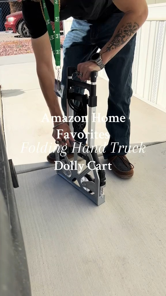 🌟 Introducing the Folding Hand Truck Dolly Cart – your ticket to a stress-free, whimsical moving experience! 🚚✨ Say goodbye to the days of wrestling with heavy boxes, and hello to the magic of easy hauling! 📦

🌈 This cart is like the fairy godmother of moving – effortlessly whisking away your troubles and making it a breeze to transport boxes. 🧚‍♂️ Lightweight and easy to use, it turns moving day into a dance party, minus the sore muscles! 💃 And guess what? It's not just for moving; it's your ultimate sidekick for those epic trips to Costco or Sam's Club! 🛒

🚀 Picture this: a compact wonder that folds up like a magical secret, fitting snugly into your life when not in action. ✨ Your closet-sized apartment or overstuffed trunk – no challenge is too big for the Folding Hand Truck Dolly Cart! 🚗 And did we mention it comes with bungee cords? 🎉 Say goodbye to the days of cargo acrobatics – these cords have your back, keeping your belongings secure and ready for their next adventure. 🤹‍♀️

🎁 Psst... it's not just a mover; it's an Amazon find! 🌟 Your fingertips can unlock the magic of easy hauling with just a click. 🖱️ It's like having your own personal genie, ready to grant you a wish for a stress-free move! 🧞 So, why break a sweat when you can break into a smile with the Folding Hand Truck Dolly Cart? 😄 

#founditonamazon #amazonfinds #homedecorblogger #handtruck #movingessentials #amazonhomefinds #amazonhomefavorites #handdolly #handtrucks #handtruckdolly #handtrucklife #liftingchallenge #liftinghacks #lfiehacks #EasyHauling #AmazonFinds #WhimsicalMoving

#LTKfindsunder50 #LTKhome