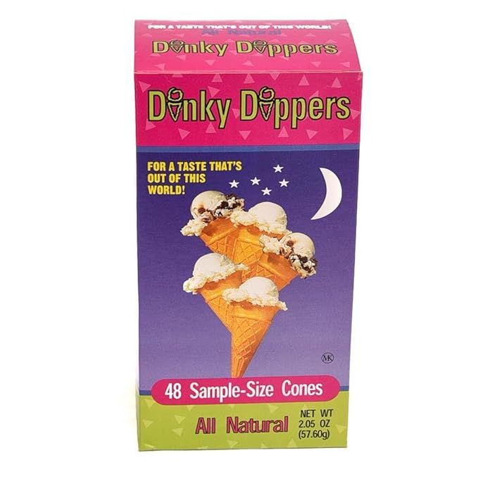 Dinky Dippers Miniature Ice Cream Cones Mini Child-Size 48ct, 1.95 Ounce | Amazon (US)
