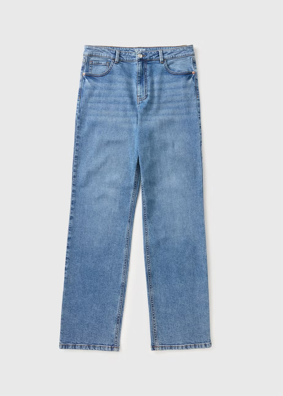Midwash Straight Leg Jeans | Matalan (UK)