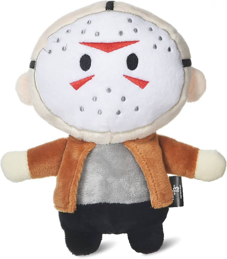 Warner Bros Horror Movies Friday The 13th Jason Voorhees Figure Plush Dog Toy | Medium Dog Toy fr... | Amazon (US)
