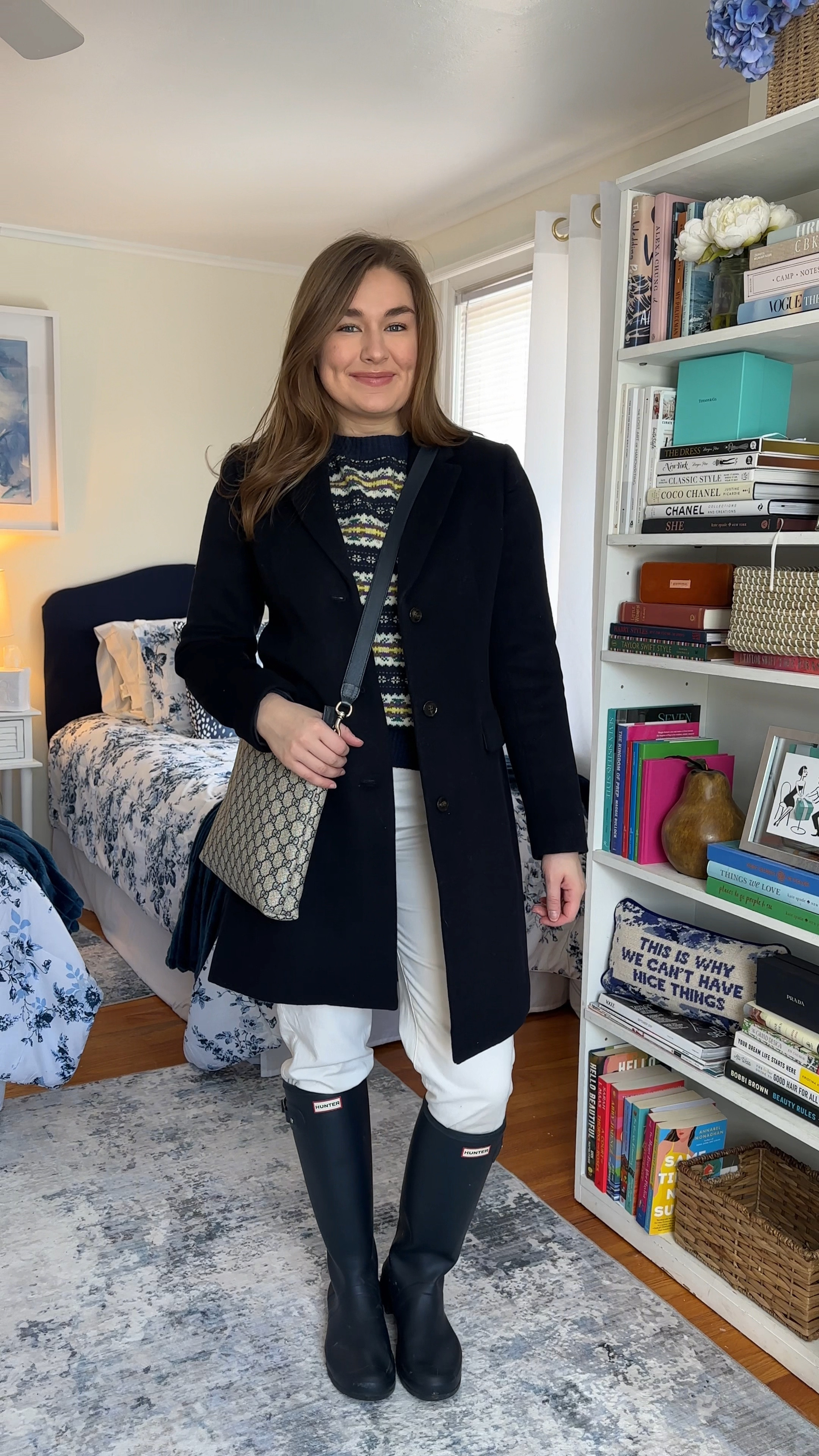 Making a snow day stylish with @jcrew and @hunterboots! ❄️ 

#LTKShoeCrush #LTKSeasonal #LTKWorkwear