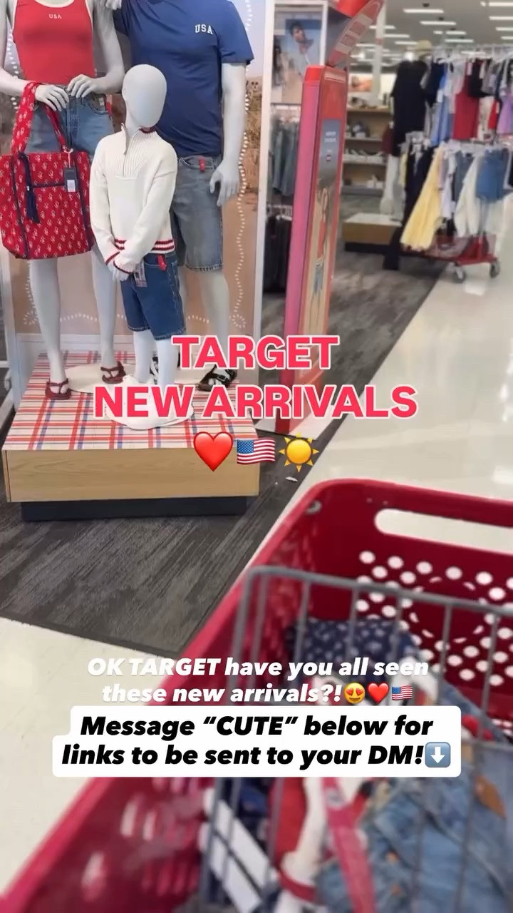 OK TARGET have you all seen these new arrivals?!😍❤️🇺🇸