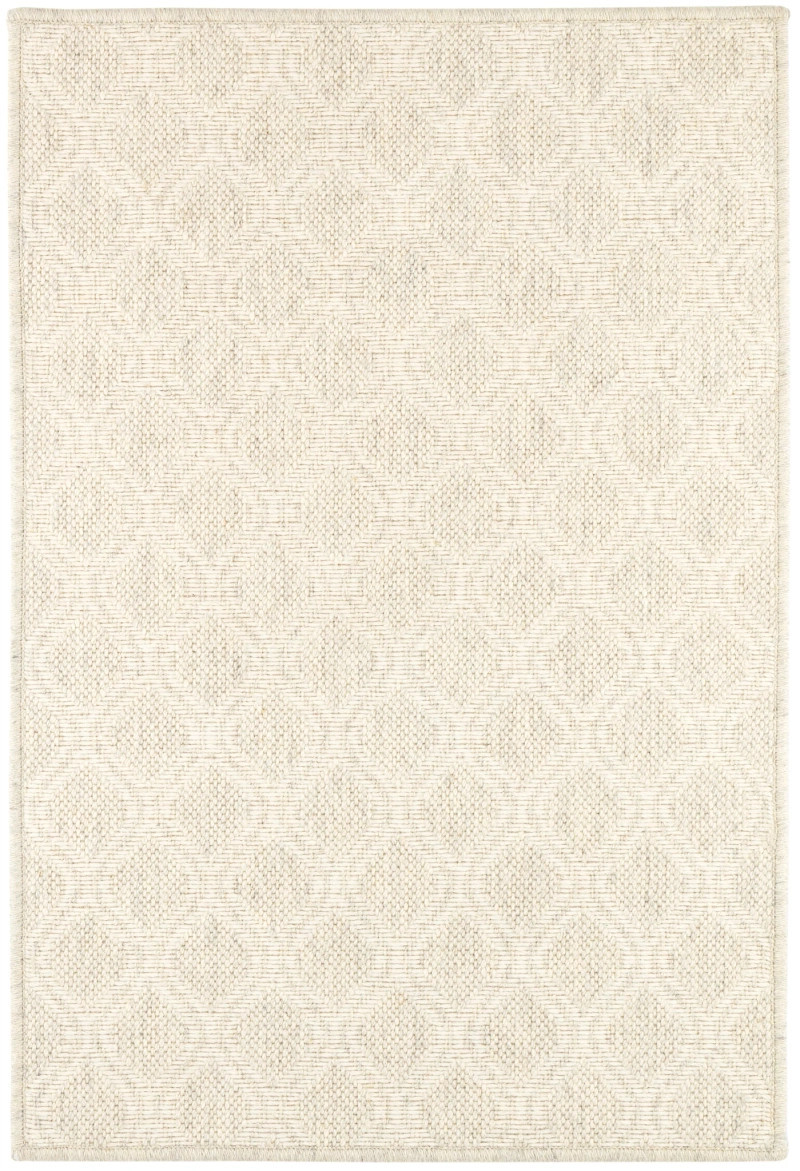 Jude Platinum Woven Wool Custom Rug | Annie Selke