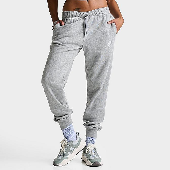 Women's Nike Sportswear Club Fleece Mid-Rise Jogger Pants | Finish Line (US)