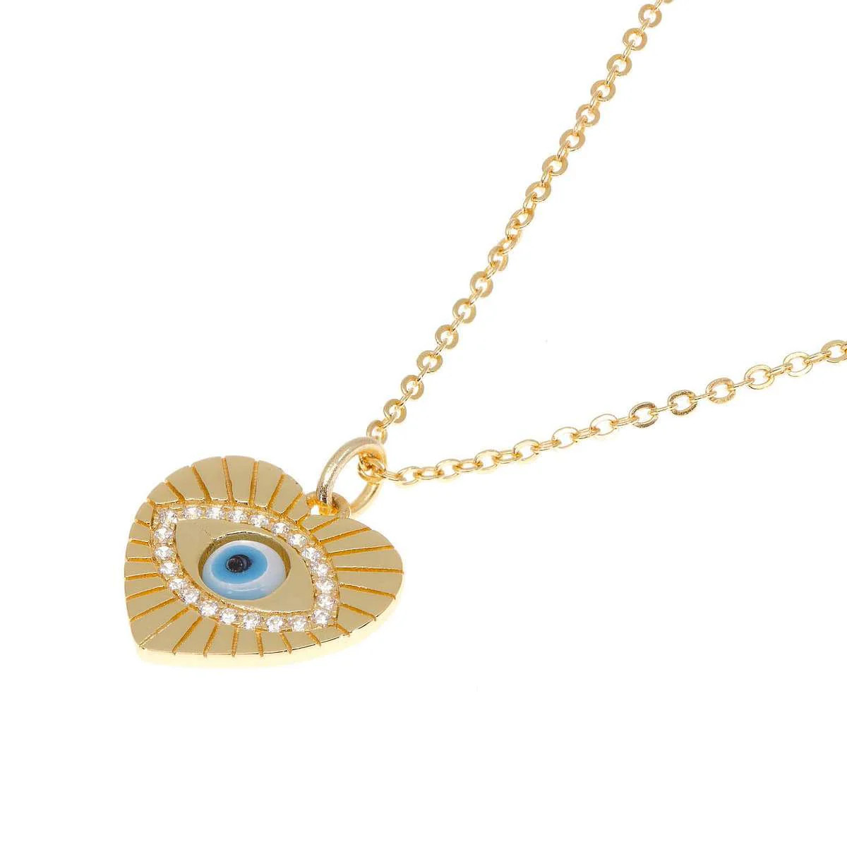 The Heart's Guardian Evil Eye Necklace | Ragen Jewels