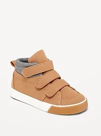 Canvas Triple-Strap Unisex Sneakers for Toddler | Old Navy (US)