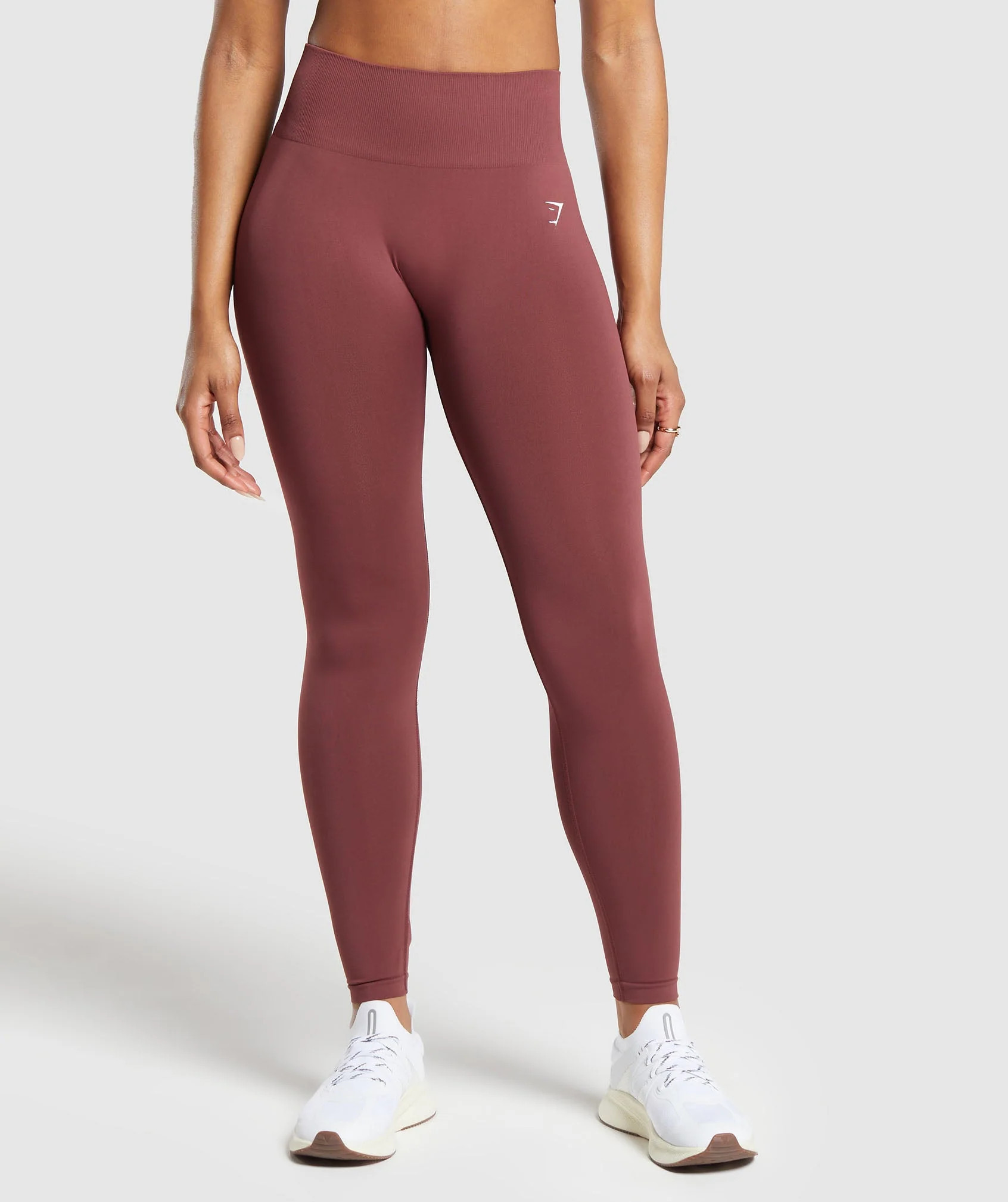Gymshark Everyday Seamless Leggings - Burgundy Brown | Gymshark US