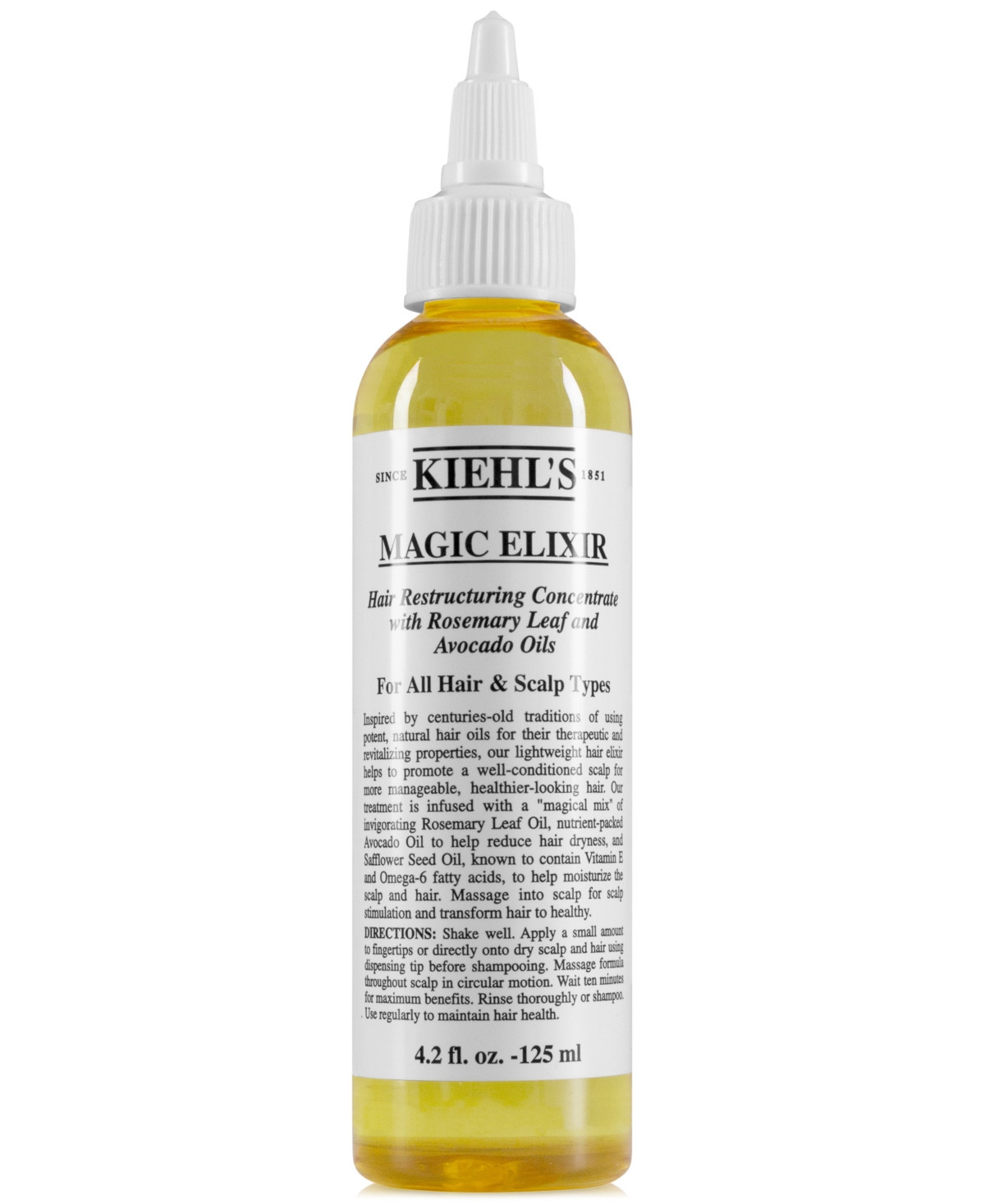 Kiehl's Since 1851 Magic Elixir Hair Restructuring Concentrate, 4.2-oz. | Macy's
