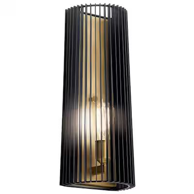 Kichler Linara 7.25-in W 1-Light Black Modern/Contemporary Wall Sconce Lowes.com | Lowe's