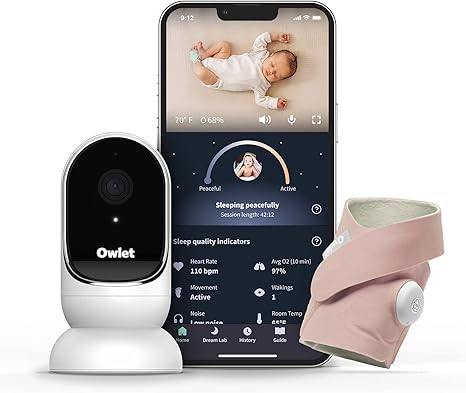 Owlet Dream Duo: Dream Sock Baby Monitor and HD Camera | Amazon (US)