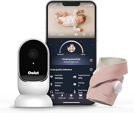 Owlet Dream Duo: Dream Sock Baby Monitor and HD Camera | Amazon (US)
