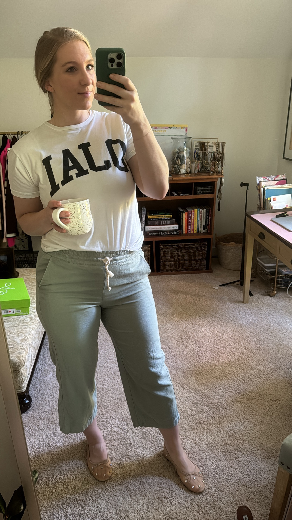 Today’s original outfit which lasted a total of two hours before I got majorly spit up on! Haha. Pants are from last season, but I linked a few of their current options that are very similar 🫶🏻

Spring outfit / summer outfit 

#LTKstyletip #LTKSeasonal #LTKfindsunder50