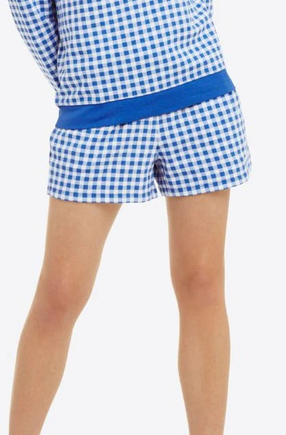Natalie Sweat Shorts in Gingham | Draper James (US)