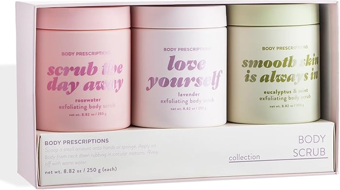 Body Prescriptions Exfoliating Body Scrub – Body Cleanser for Nourished, Ultra-Smooth Skin, Lav... | Amazon (US)