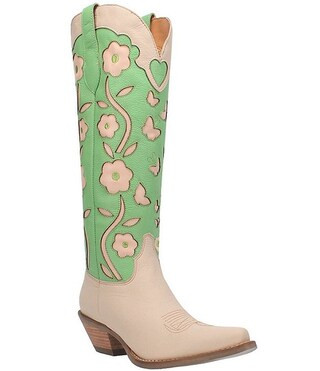 Goodness Gracious Leather Floral Tall Western Boots | Dillard's