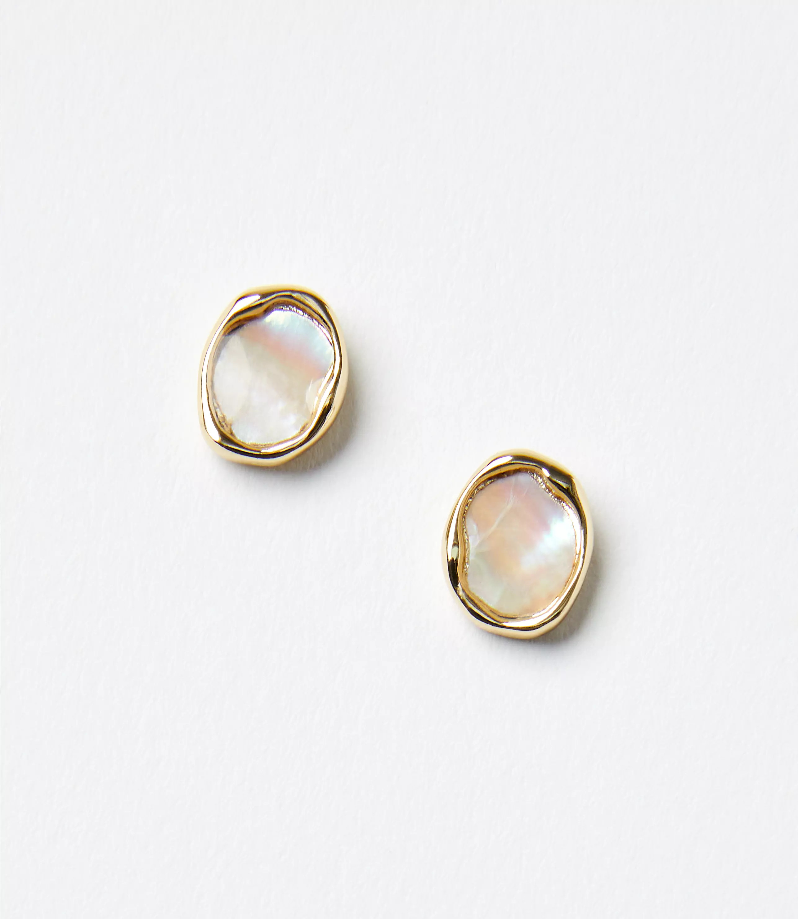 Mother Of Pearl Stud Earrings | LOFT