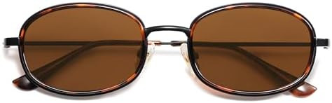 Retro Oval Sunglasses for Women Men Trendy Large Round Y2k Sunnies AP3681 | Amazon (US)