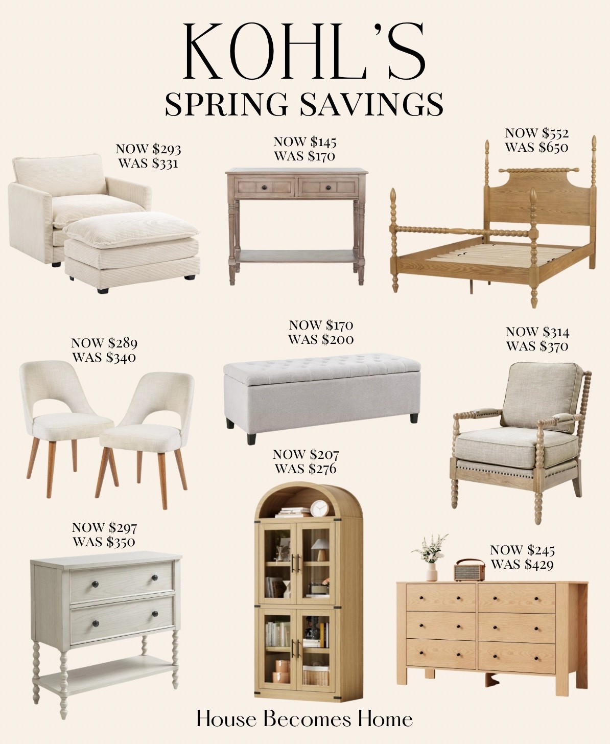 Kohl's spring savings 🙌🏻🙌🏻

Modern home, modern living room, farmhouse, transitional home, neutral furniture, dining chairs, console table queen bed 

#LTKHome #LTKspringtrends #LTKSeasonal